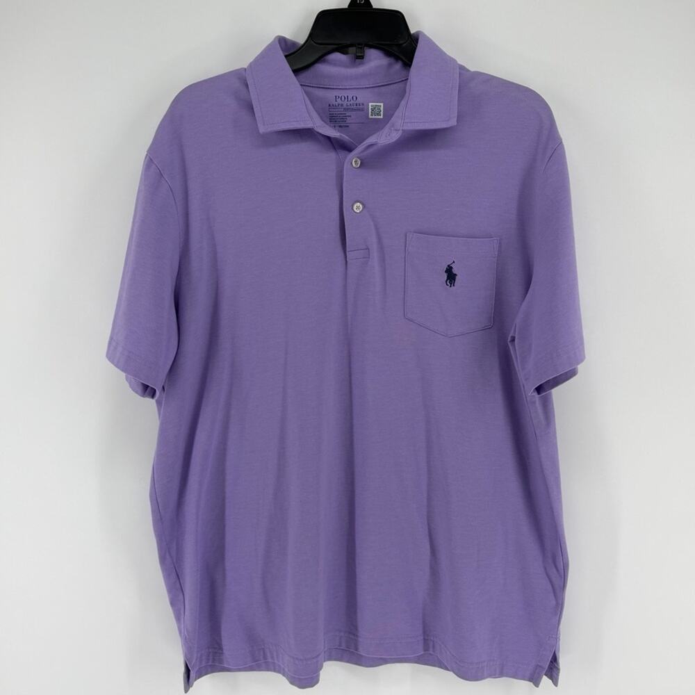 Polo Ralph Lauren Performance Polo Golf Shirt Lavender Men’s Large